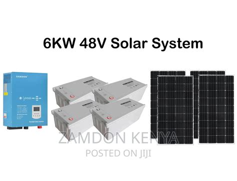 Solar Backup 6kw 48V Solar System Hybrid Solar Power Kit In Nairobi