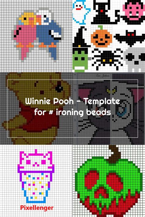 Minecraft Pixel Art Winnie Pooh - Template for # ironing beads ...