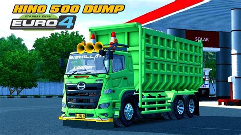 SHARE LIVERY MOD BUSSID TRUCK HINO 500 DUMP EURO 4 FREE NO PASSWORD