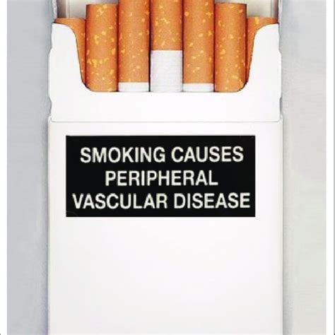 Text Based Warning Smoking Causes Peripheral Vascular Disease