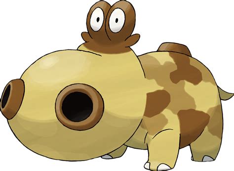 Hippopotas Pokémon Diamant étincelant et Perle scintillante Pokédex