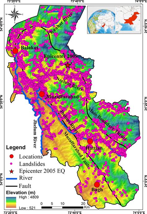 Pakistan Earthquake Map