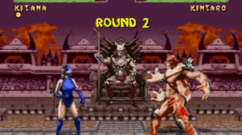 Mortal Kombat 2 Super Nintendo Kitana Playthrough 60 Fps Youtube