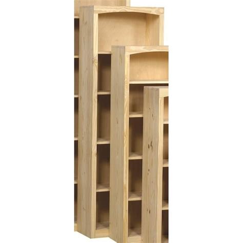 Archbold Furniture Pine Bookcases Customizable X Solid Pine