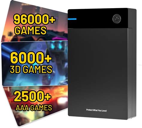 Kinhank Tb Retro Gaming Hard Drive External Hdd Hard Drive With