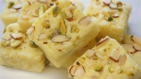 Milk Powder Burfi Recipe Instant Barfi Easy Homemade Mithai Recipe