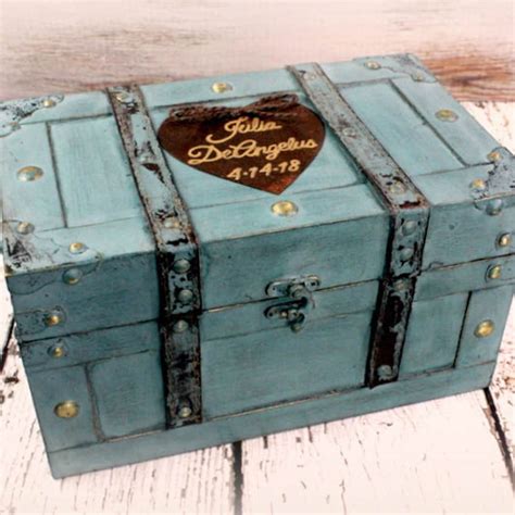 Keepsake Box Memory Box Treasure Chest Trunk Time Capsule Etsy