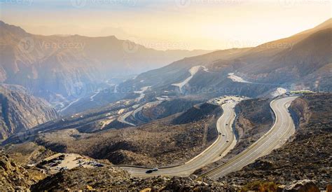 Jebel Jais road in UAE 3063726 Stock Photo at Vecteezy