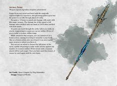 Magic Polearms Ideas Dungeons And Dragons Homebrew Dnd E