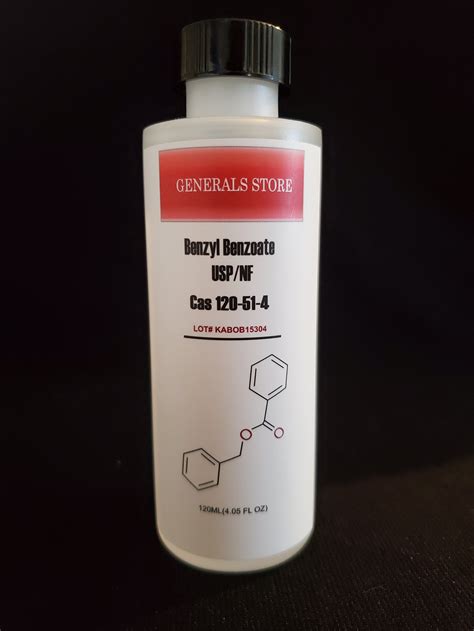 Benzyl Benzoate Usp Nf The Generals Store