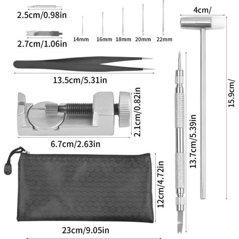 137PCS Kit de Réparation de Montre Outil de Réparation Professionnels