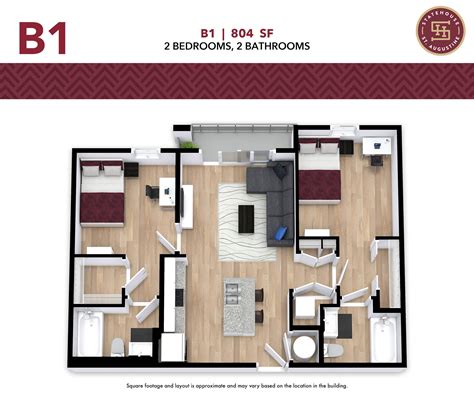 St. Augustine Floor Plans | StateHouse Student Apartments in Tallahassee