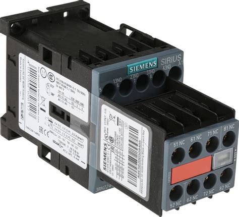 Siemens Control Relay 4NO 4NC 10 A Contact Rating 230 Vac 4P