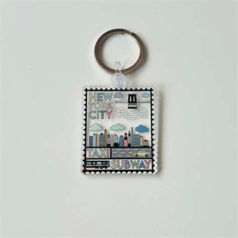 New York City Keychain NYC New York City Gift New York Keychain New ...