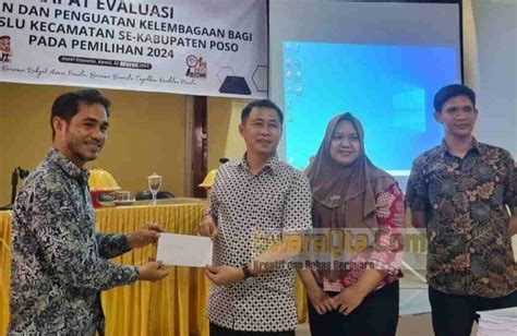 Terbaik Perekrutan Pkd Bawaslu Berikan Penghargaan Dan Bonus Ke Panwascam Poso Kota Swara Qta