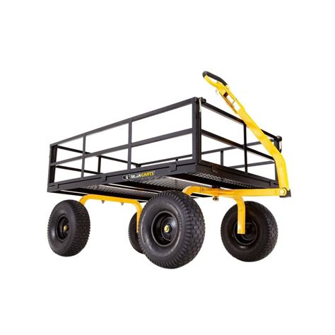 Gorilla Carts 1400 Lb Super Heavy Duty Steel Utility Cart Gor1400 Com