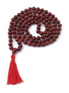 Rdk Handcrafted Original Red Sandalwood Mala Rosary Lal Chandan