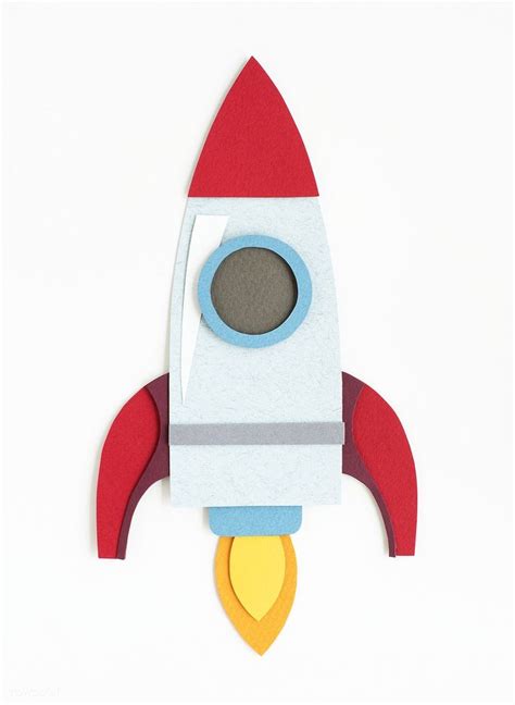 Paper Craft Rocket Ship Design