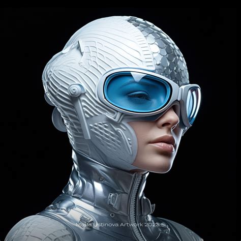 Futuristic characters on Behance