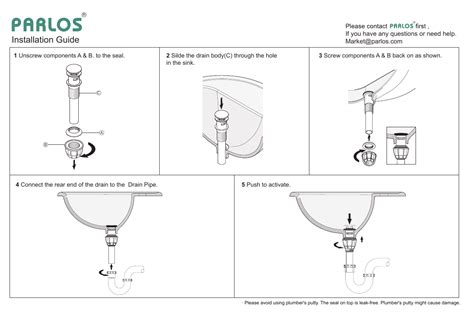 Bathroom Sink Drain Assembly Instructions Semis Online