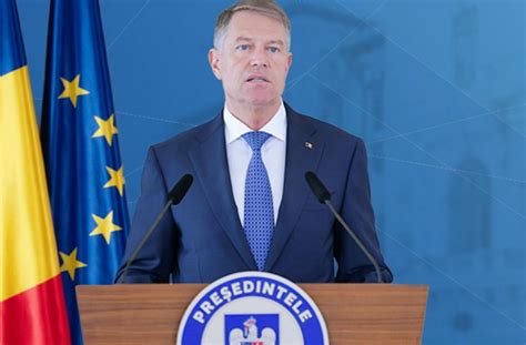 Președintele Klaus Iohannis și a anunțat decizia de a intra în