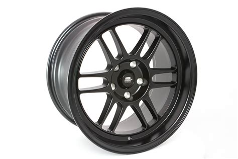 Suzuka Matte Black 18x85 5x108 Offset 35 Mstwheels