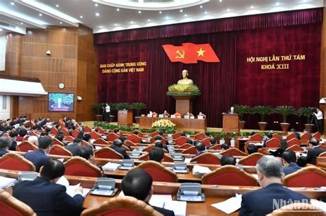 Vietnam Ouverture Du E Pl Num Du Comit Central Du Parti Du Xiiie