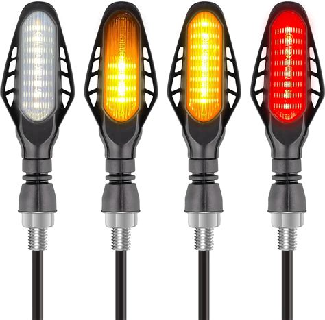 Amazon Kinstecks Pcs Motorcycle Indicators Flowing Turn Signal