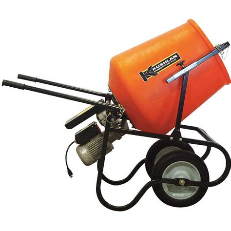 Kushlan KPRO 600DD Wheelbarrow Cement Mixer 6 Cubic Feet 3 4 Hp