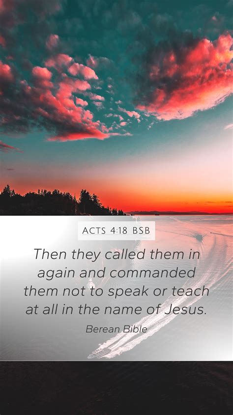 Acts 4 18 BSB Mobile Phone Wallpaper Then They Called Them In Again