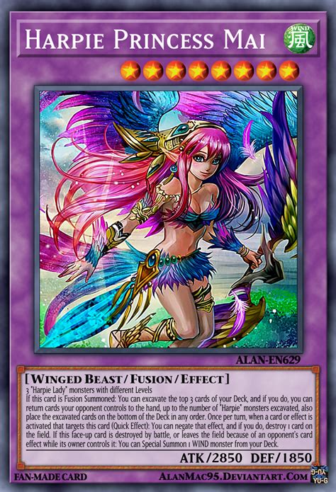 Harpie Princess Mai By Alanmac On Deviantart Yugioh Cards Rare