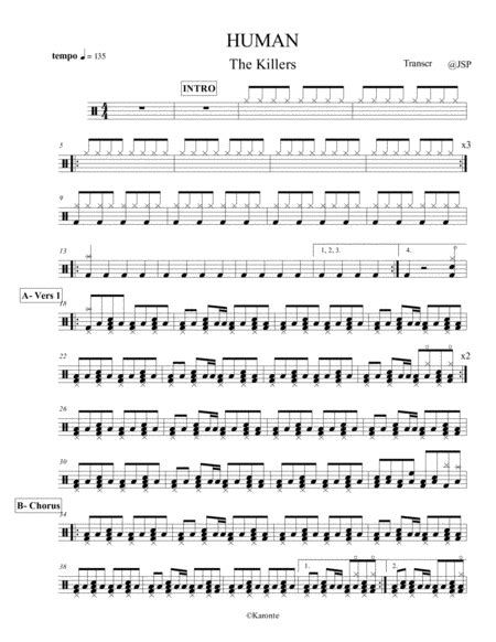 Human | Sheet Music Plus