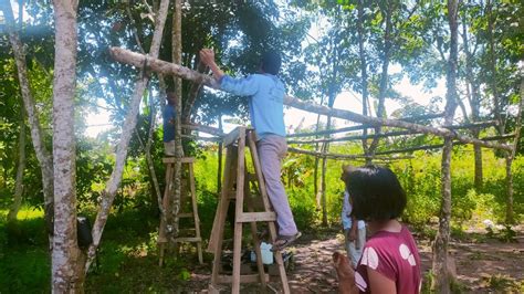 Gotong Royong Menyiapkan Tempat Unt Batu Bata Ringan Pngrsn