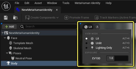 虚幻引擎 MetaHuman from Mesh 快速入门指南 MetaHuman 文档 Epic Developer Community