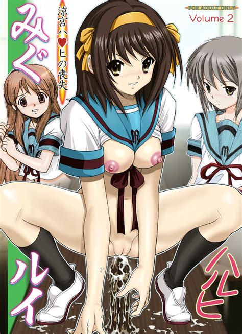 Nagato Yuki Suzumiya Haruhi And Asahina Mikuru Suzumiya Haruhi No