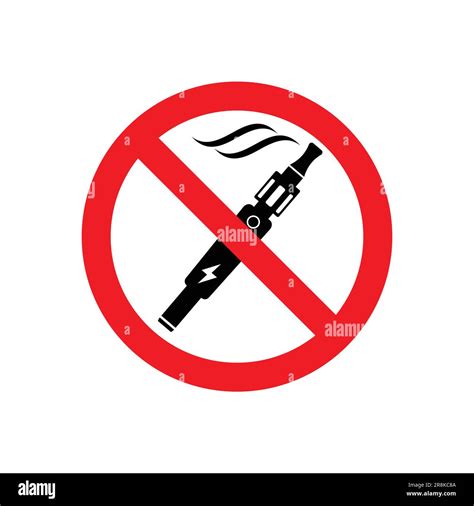 No E Cigarettes Stock Vector Images Alamy