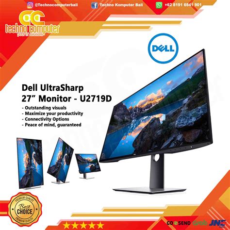 DELL U2719D UltraSharp Monitor 27 Inch QHD 2560 X 1440 IPS 60Hz 5ms