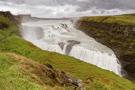 Gullfoss The Golden Falls Photograph By Claude Poirier © Fine Art