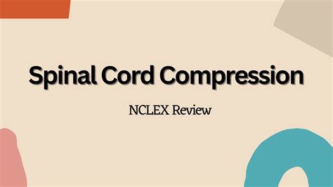 Spinal Cord Compression NCLEX Review YouTube