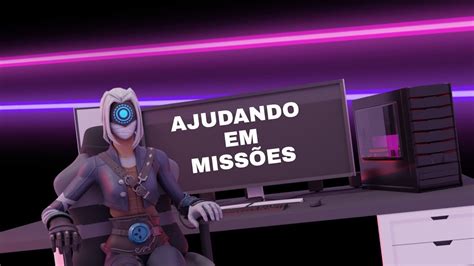 Fortnite Salve O Mundo Ao Vivo Ajudando Miss O Rei Mitico Aventura E