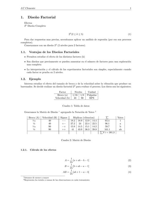 Dise O De Experimentos Pdf