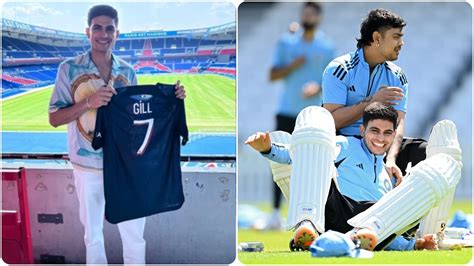 Shubman Gill Shares Video With Psg Jersey Ishan Kishan Says Shirt Leke