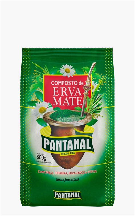 Erva Mate Pantanal Composta G Bonetes Ind Stria Ervateira