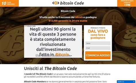 Bitcoin Code Truffa O Funziona Opinioni