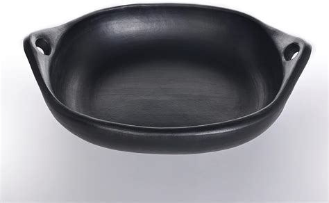 Amazon Black Clay Sqaure Baking Dish Roasting Pan And Serving