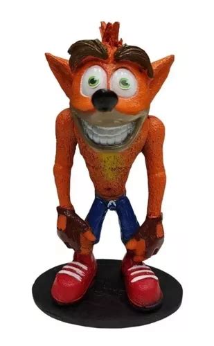 Boneco Crash Bandicoot De Resina Colecion Vel Mercadolivre