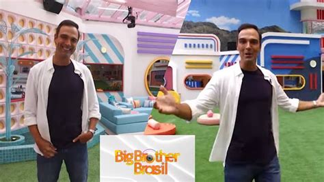 BBB22 Tadeu Schmidt invade a mansão do reality e revela detalhes