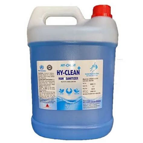 Hy Chem Alcohol Based Hand Sanitizer 5 Litre At Rs 550 Hand Sanitizer