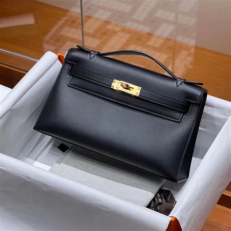 Super Hermes Hermes Kelly Pochette Cc Nior Swift Full Handmade Kelly