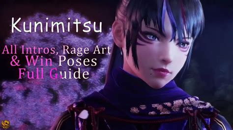 Tekken Kunimitsu All Intros Rage Art Win And Victory Poses In